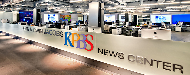 The Joan and Irwin Jacobs KPBS News Center opened in late October 2011.