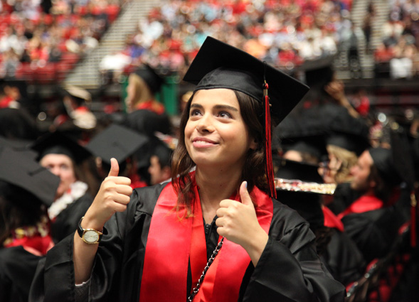 Many SDSU graduates have a job before they cross the commencement stage.