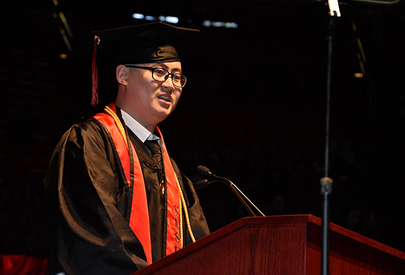 Chenxi Chu was 2019 valedictorian for the SDSU College of Engineering