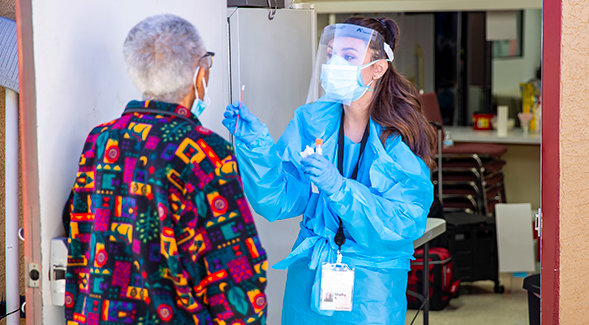 The SDSU School of Public Health is involved in three major COVID-19 testing and tracing projects.