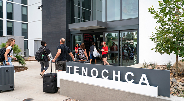 Move-in day at Tenochca Hall, August 2019