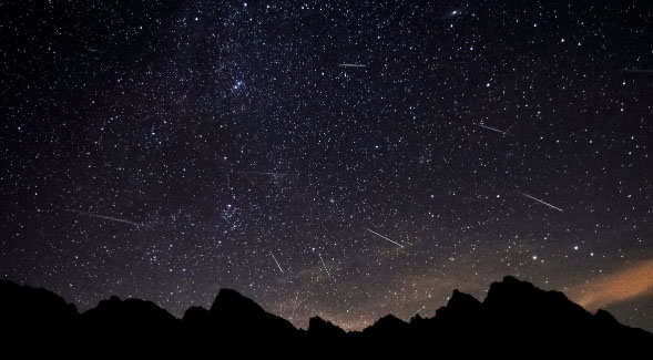 The Perseid meteor shower. (Adobe Stock)