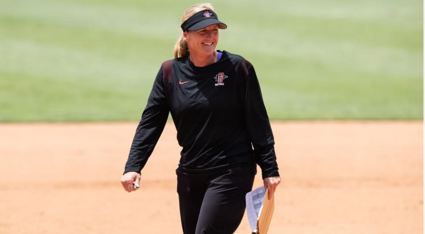 SDSU is playing in its 13th NCAA tournament and second straight under second-year head coach Stacey Nuveman Deniz. (Derrick Tuskan/San Diego State)