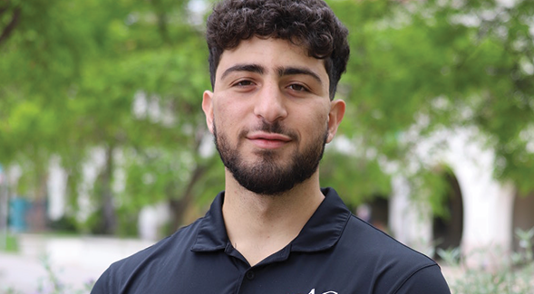 Fourth-year finance student Tarek Morsy is San Diego State Universitys first Muslim president of Associated Students.