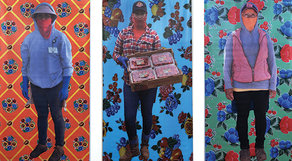 Janet Diaz will be showcasing her artwork, Sangre Sudor y Amor: Hunger for the American Dream, at the Land of Milk and Honey exhibition. (Photo courtesy of Janet Diaz/MexiCali Biennial)