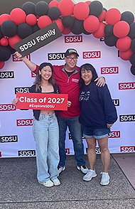 Scott and Yovita’s daughter, Jessica-Belle, is continuing the Aztec legacy as she is currently a freshman and plans to graduate in 2027.
