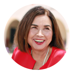 image of a woman smiling