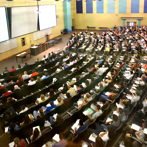 classroom with students