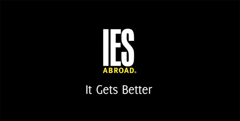 IES Abroad contributed to the It Gets Better Project to help spread the message to LGBT young people that a bright future is in store for them.  Studying abroad is one of many ways that students can learn about and meet members of the LGBT community and their allies around the world.