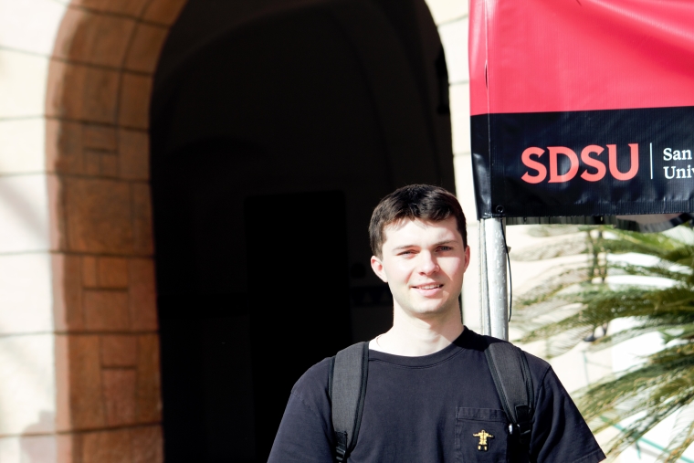 SDSU Senior Nico Cavanagh-Thompson gained real world experience in the Global Career Accelerator Program