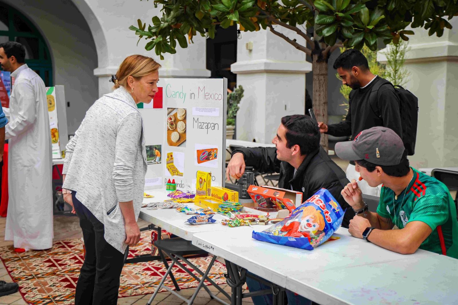 Booth from Mexico at SDSU Peace Village