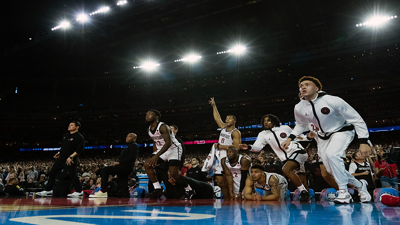  All eyes were on the ball after it left Lamont Butler’s hand in the final seconds of the Final Four, and the game-winner they saw changed everything for the Aztecs and head coach Brian Dutcher