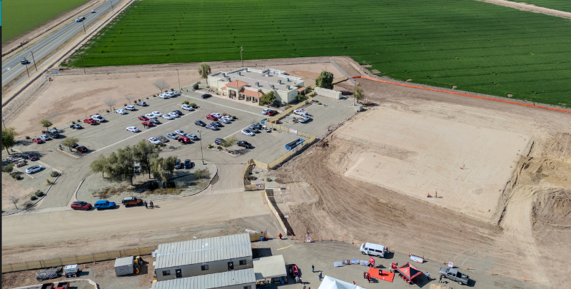 SDSU IV STEM Labs Groundbreaking Drone image