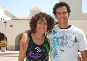 New SDSU freshman Anthony Moore (right) and his mother, Marlene, also an SDSU student.
