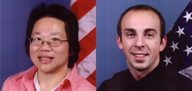 CSO Diana Rose and Officer Nate Julien