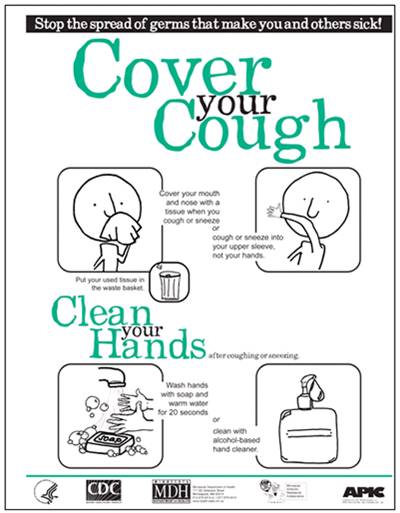 Tips for preventing the spread of germs