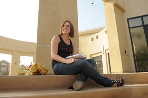 Katie Martin is one of many SDSU students who receive scholarships, making it possible to focus on their studies and prepare for the future.