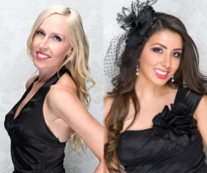 Elise Czelusniak (left) and Nina Babaie