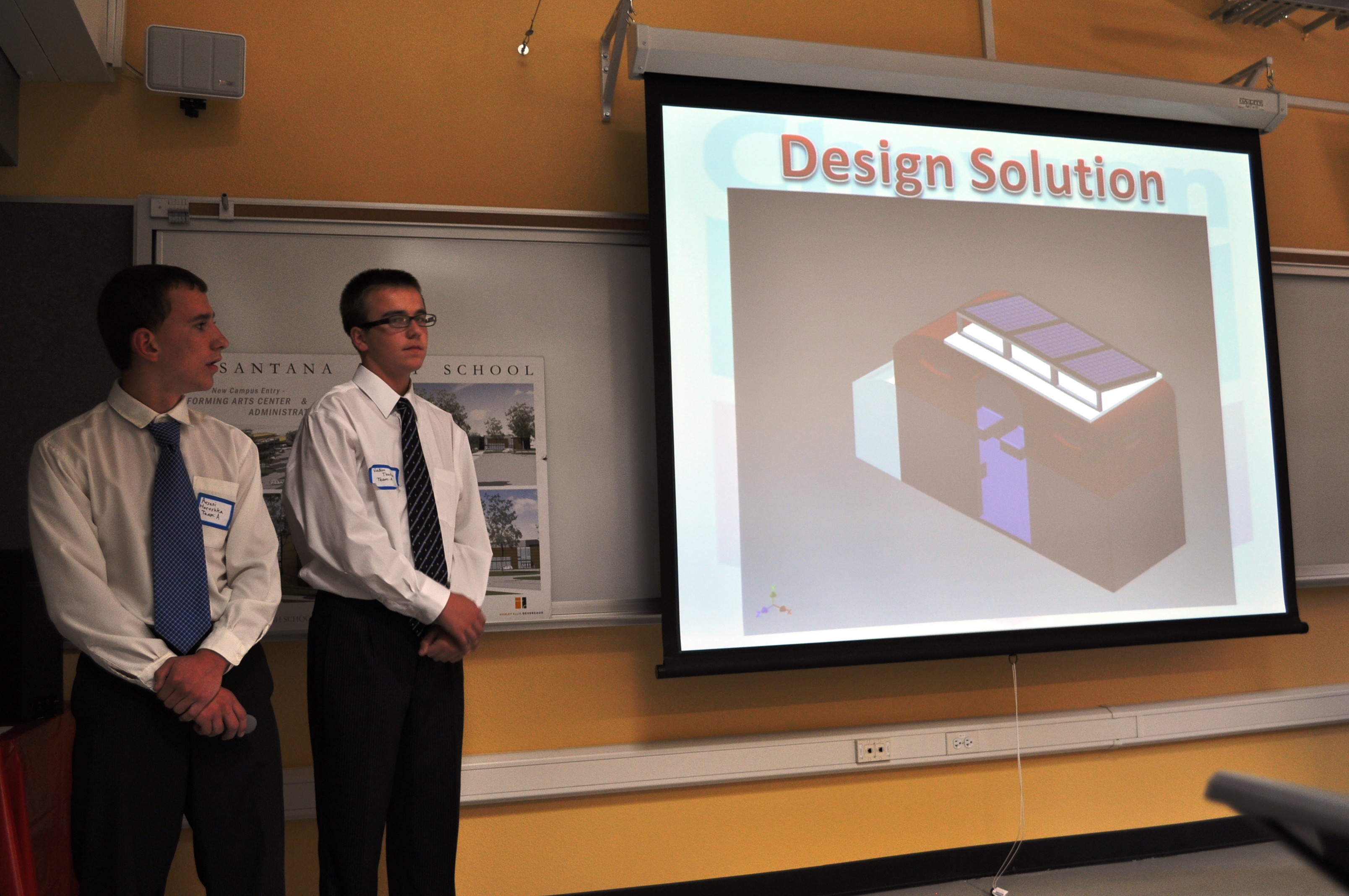 Students compete in the Chevron/PLTW Design Challenge
