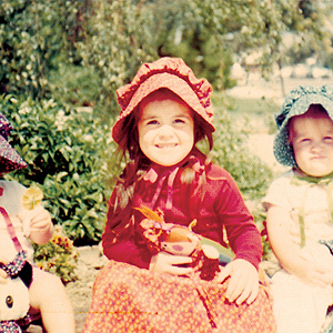 Joanna Brooks as a child