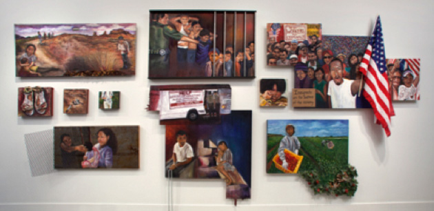 Claudia Ramirez Islas' art is featured at this year's conference.