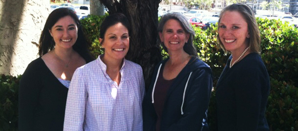 Authors of the SDSU research (left to right),  Jessica O'Brien, Nicole Crocker, Sarah Mattson, Ashley Ware.