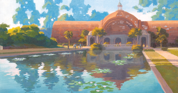 balboa park illustration