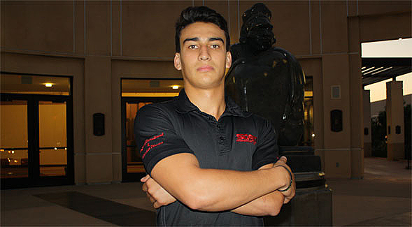 Kyle Anderberg, the third-year civil engineering major, will be the next Aztec Warrior.