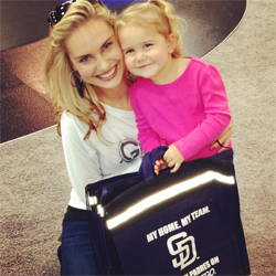 Katie at a Fox Sports community drive.