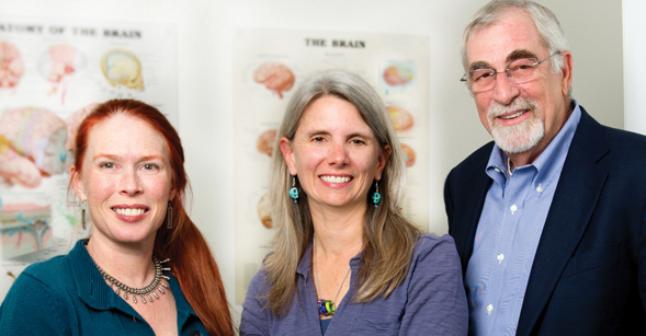 SDSU researchers Jennifer Thomas, Sarah Mattson and Ed Riley. Photo: Lauren Radack