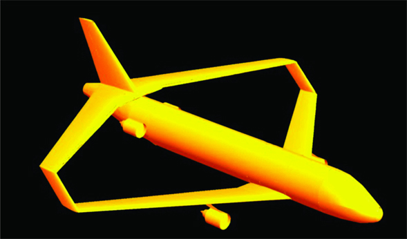 An example of a joined wing plane. (Copyright: Luciano Demasi &amp; Rauno Cavallaro)