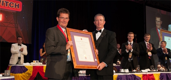 Smart recieves The Order of the Golden Heart Award.