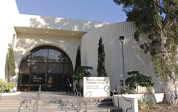 The Speech, Language and Hearing Sciences building on campus. Photo by Monica Linzmeier.