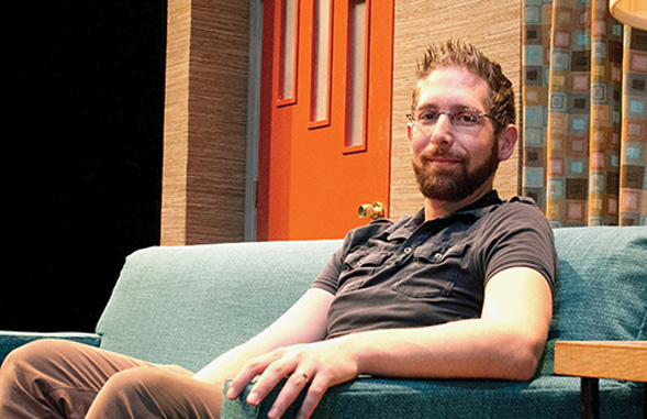 Sean Fanning credits SDSU for developing his skills as a set designer. Photo courtesy of Daren Scott.
