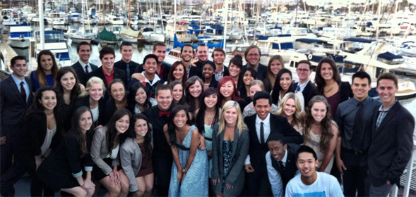 Members of Rotaract celebrating at the 2013 Spring Banquet.