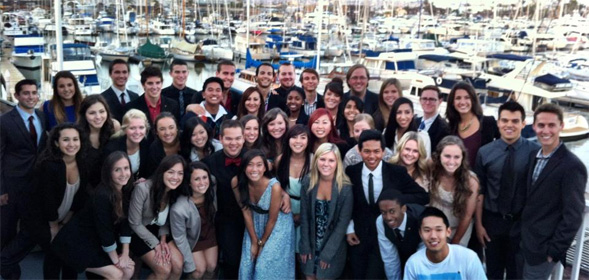 Members of Rotaract celebrating at the 2013 Spring Banquet.