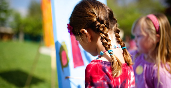 The A is for Art program also strives to use art as way to enhance self-expression and to build self-esteem.