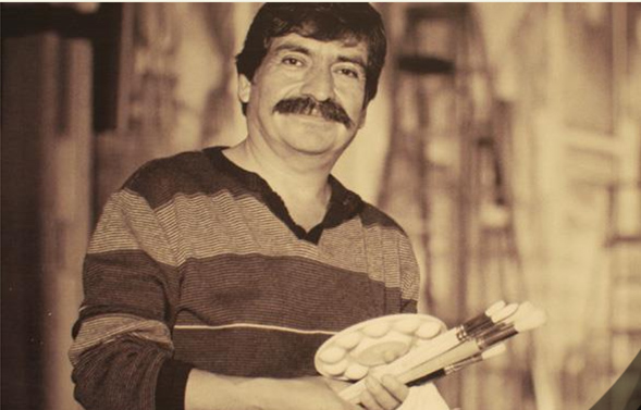 Acclaimed Mexico City muralist Gilberto Ramirez.