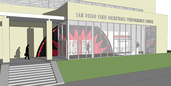 The center will be located just west of the Parma Payne Goodall Alumni Center.