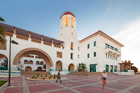 The Conrad Prebys Aztec Student Union.