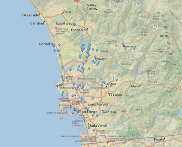 Tsou's program maps tweets about ongoing emergencies.