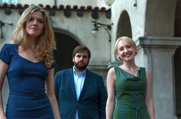From left: Anna Williams, Mikhail Veselov and Toni James.