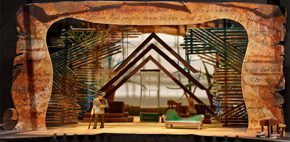 A set designed by an SDSU MFA student.