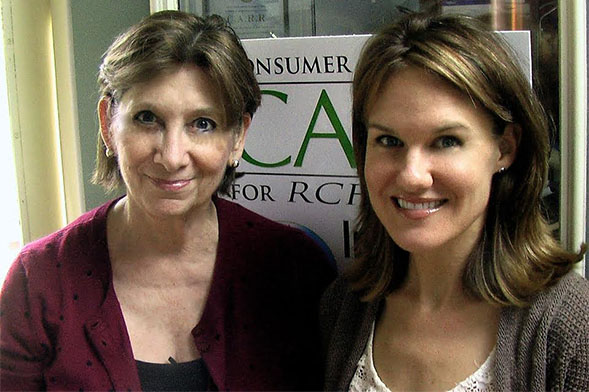 Chris Murphy, left, and Christina Selder