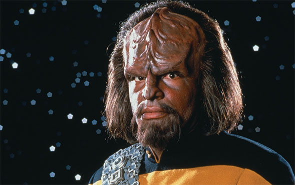 The course explores Klingon, a language created for the show Star Trek.