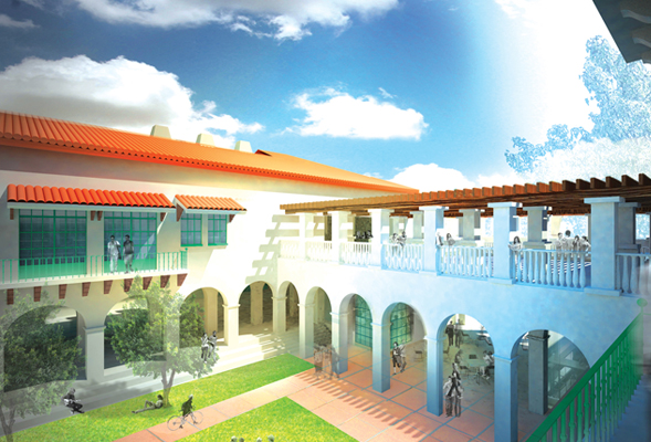 The EIS Complex will feature modern  labs in classic architecture.