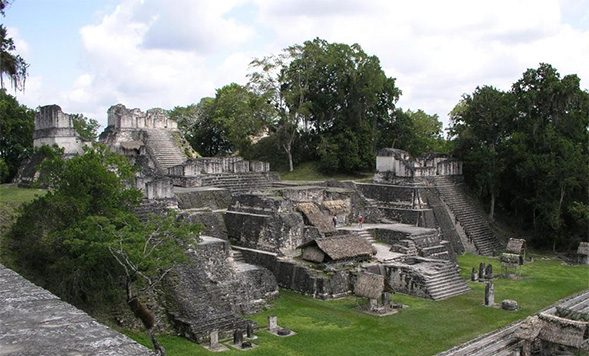 The Tikal Ruins in Guatemala.