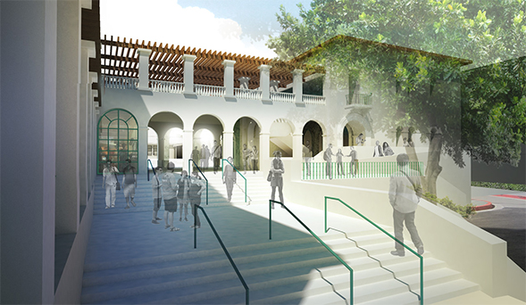 A rendering of Cymer Plaza.