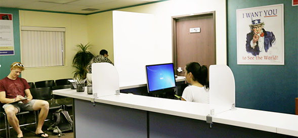 A look inside the new office.