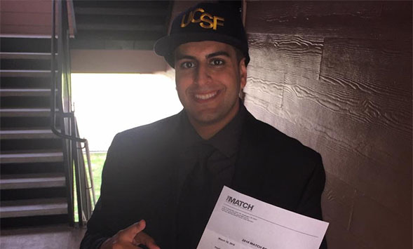 Theodore Germanos will start his medical residency in June.